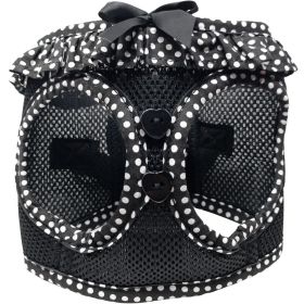 Black and White Polka Dot Ruffle (Option: X-Large)