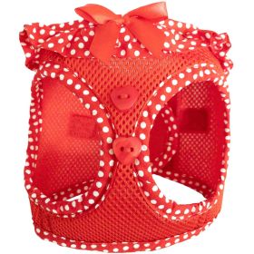 Red Polka Dot Ruffle (Option: X-Large)