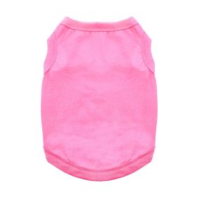 100% Cotton Dog Tanks - Carnation Pink (Option: 3X-Large)