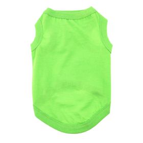 100% Cotton Dog Tanks - Green Flash (Option: X-Large)