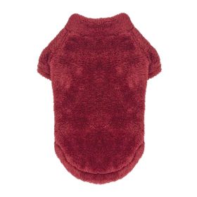 Soft Plush Pullover Burgundy (Option: 4X-Large)