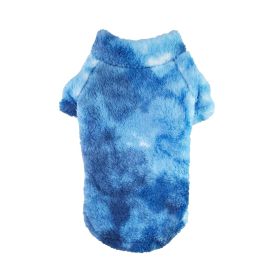 Soft Plush Pullover - Tie-Dye Blue (Option: 4X-Large)