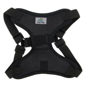 Wrap and Snap Choke Free Dog Harness - Black (Option: Large)