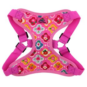 Wrap and Snap Choke Free Dog Harness - Maui Pink (Option: Large)