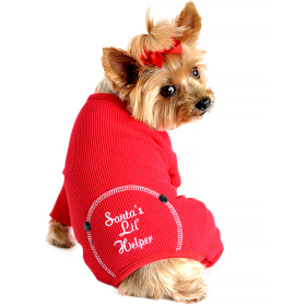 Christmas Dog Pajama - Santa's Lil' Helper (Option: Large)