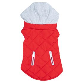 Weekender Dog Sweatshirt Hoodie - Red (Option: Large)
