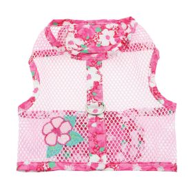 Cool Mesh Harness Hawaiian Hibiscus - Pink (Option: Medium)
