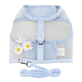 Blue Daisy Cool Mesh Netted Harness (Option: Medium)