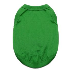 100% Cotton Dog Tanks - Emerald Green (Option: Medium)