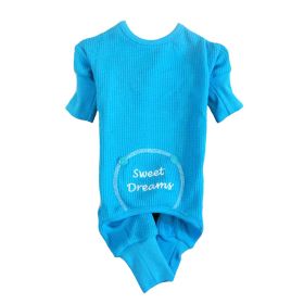 Blue Sweet Dreams Thermal Pajamas (Option: Medium)