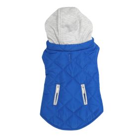 Weekender Dog Sweatshirt Hoodie - Royal Blue (Option: Medium)